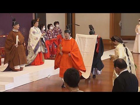 شاهد إعلان شقيق امبراطور اليابان أول وريث للعرش