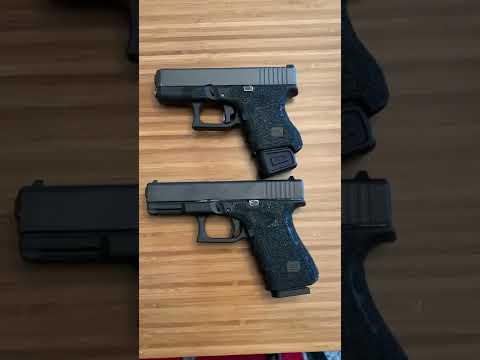 Glock 26 (15+1) Size Compared To A Glock 19 (15+1)