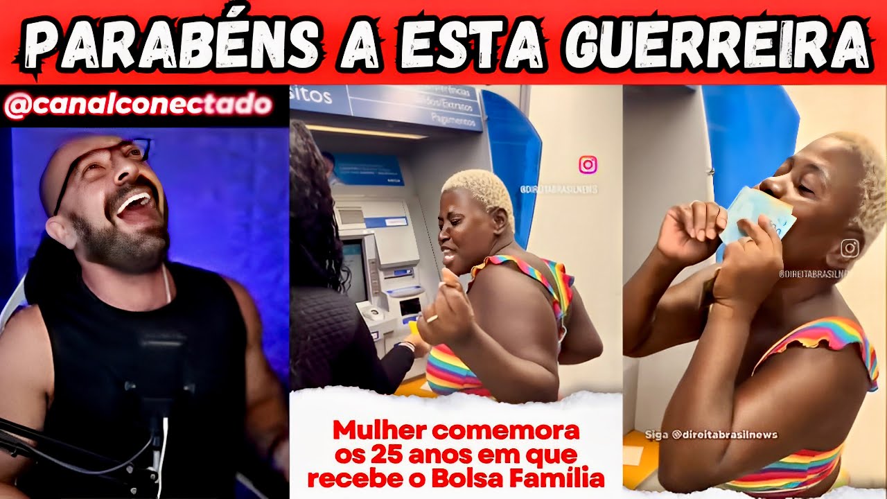 Feliz dia das mães, mulher comemora 25 anos no Bolsa Família.