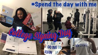 College Signing Day 🥳 Class of 2022  *Spend the day with me | Butterfly Jay