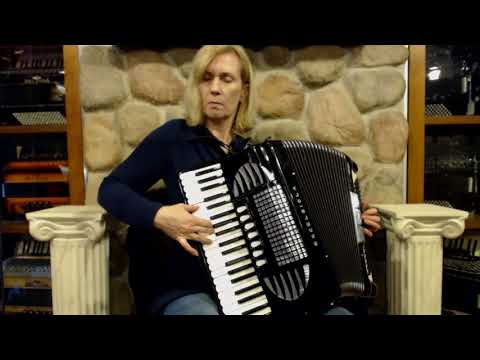 2859 - Black Excelsior Excelsiola Piano Accordion LMH 41 120 $1199