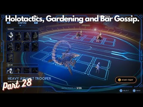 STAR WARS JEDI SURVIVOR PS5 Walkthrough Gameplay Part 28 - Holotactics, Gardening, Gossip(FULL GAME)