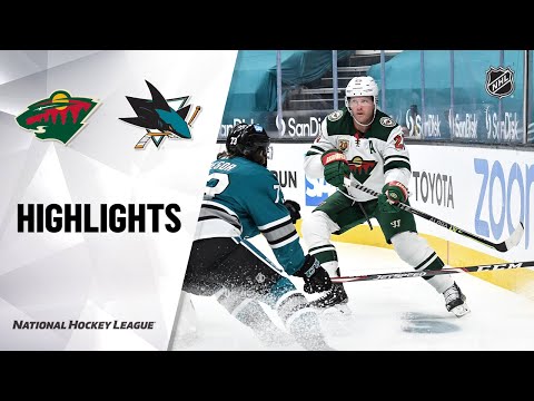 Wild @ Sharks 4/24/21 | NHL Highlights