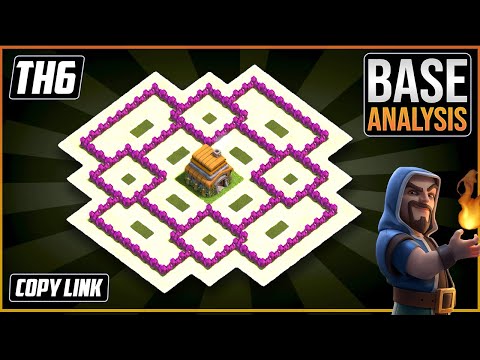 The BEST TH6 HYBRID/TROPHY[defense] Base 2021!! Town Hall 6 Hybrid Base Design - Clash of Clans