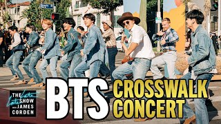 Download Mp3 BTS Performs a Concert in the Crosswalk