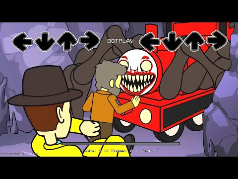 FNF Choo Choo Charles Is Not A Monster In Friday Night Funkin' be like...