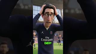 🔥 A noite em que o PSG desmoronou no Camp Nou! #futebol #cartoon #shorts