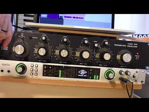 Urei 545 + 565 Vintage Parametric EQ & Filter 1970S - Black image 6