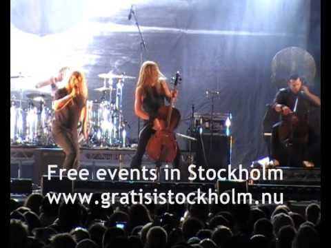 Apocalyptica feat Tipe Johnson - I'm Not Jesus, Live at Stockholms Kulturfestival 2009, 6(13)