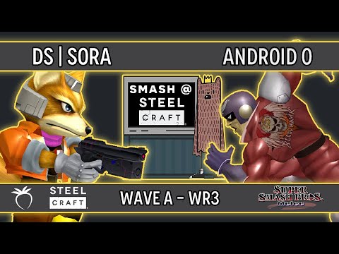 SteelCraft GG 2 - DS | Sora (Fox) VS Android 0 (Captain Falcon) - SSBM - Winners Round 3 (Wave A)