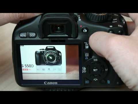 comment regler canon eos 550d