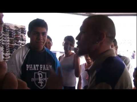 Batalla FreeStyle El Tren Lokote Vs. Tony Balazo en San Juan De Dios