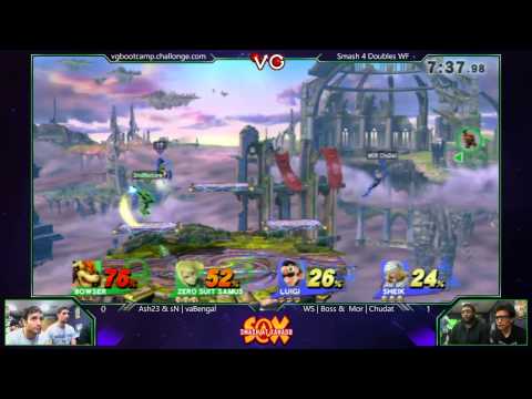 S@X Monthly - Mor | Chudat & WS | Boss Vs. Ash23 & sN | VaBengal - SSB4 Doubles WF - Smash 4