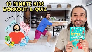 10 Minute Kids Workout + Quiz on The Skeletal System | Fitter Healthier Happier