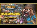 Iron Dragoons Endless Game Over-Explained! | Tower Dominion - War Difficulty