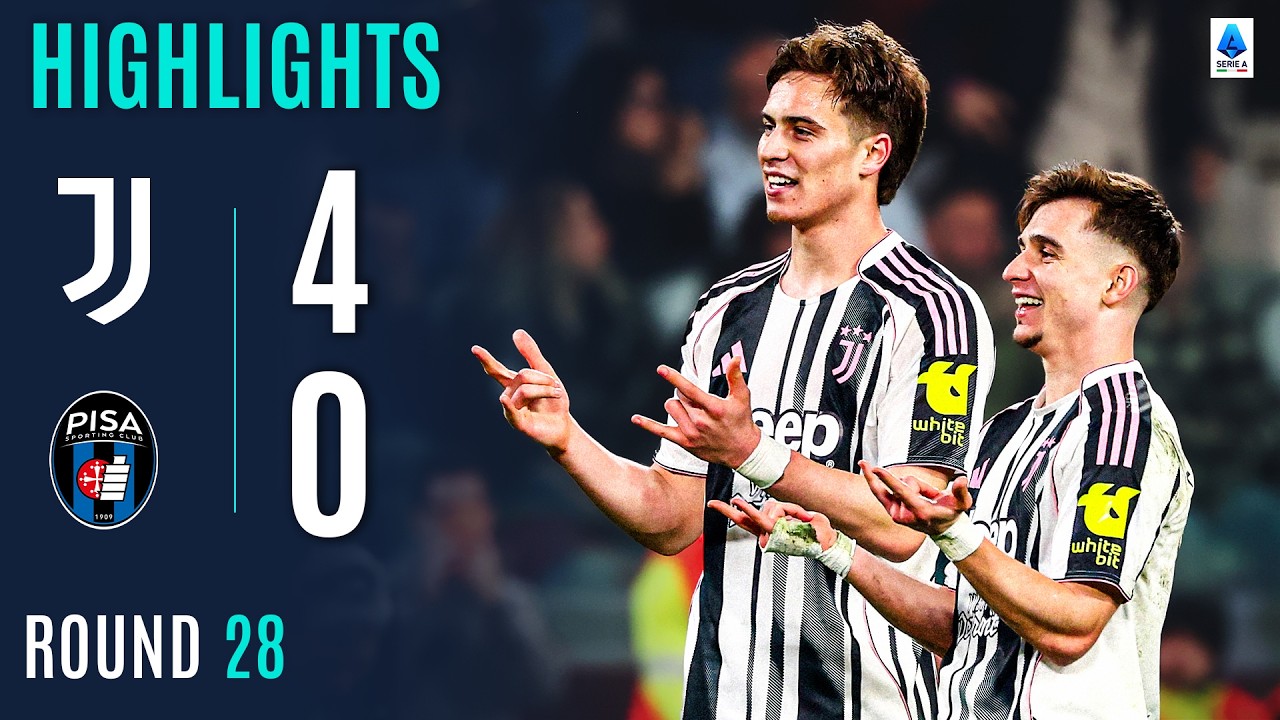 JUVENTUS-PISA 4-0 | HIGHLIGHTS | Juventus Firing On All Cylinders | Serie A 2025/26