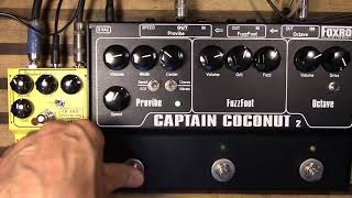 Video thumbnail for Jordan's Captain Coconut 2 plugged into an FR 100 by FoxroxElectronics