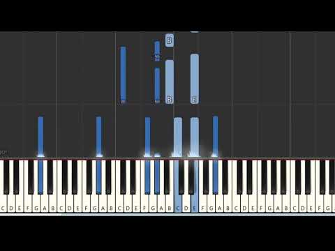 Jesse Powell - You (C minor) [Synthesia] (Piano tutorial)