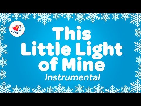 This Little Light of Mine Instrumental Music Only with Lyrics