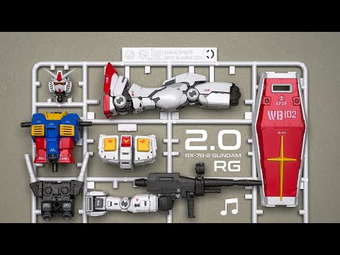 ♪Build: RG2.0 | RX-78-2 Gundam | Mobile Suit Gundam | Beat building | Speed build | Model Kit