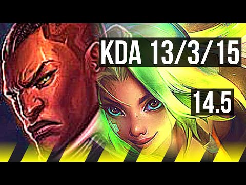 LUCIAN & Nami vs ZERI & Milio (ADC) | 13/3/15, Godlike | KR Grandmaster | 14.5