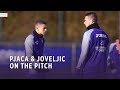 Meet Dejan Joveljic & Marko Pjaca on the pitch
