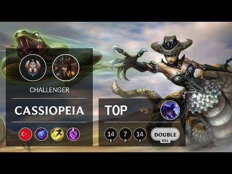 Cassiopeia Top vs Ryze - TR Challenger Patch 9.22