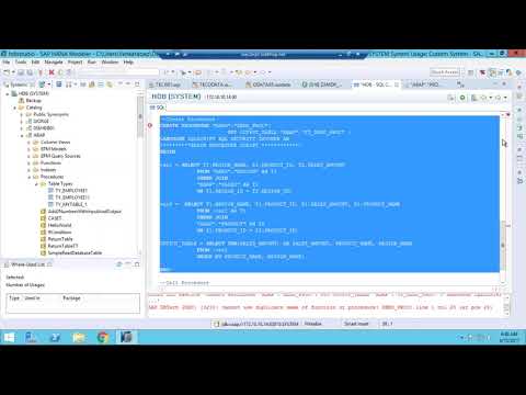 SAP ABAP on HANA Session 10