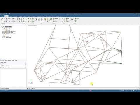 Formula SAE Chassis Analysis Part 2 - Preparing Geometry in SpaceClaim
