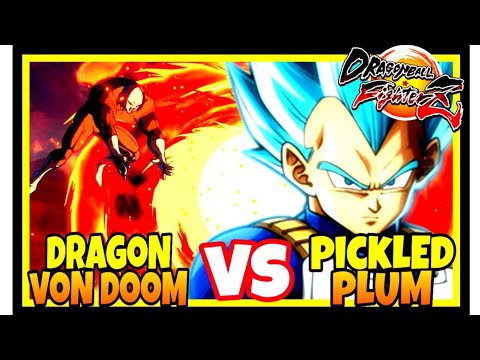 DBFZ Dragon Von Doom ( SSJ Vegeta Nappa Bluegeta ) vs Pickled Plum ( Blueku Jiren Cooler ) FIGHTERZ