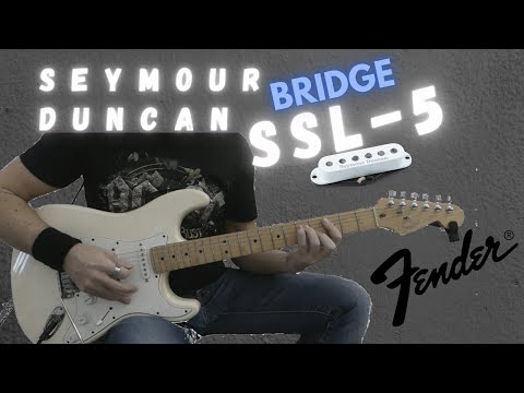 Seymour Duncan SSL-5 Custom Staggered Strat Pickup Set 2010s - White image 8