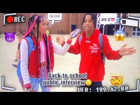 Back to school 🏫📚 public interview pt1 MUST WATCH‼️‼️
