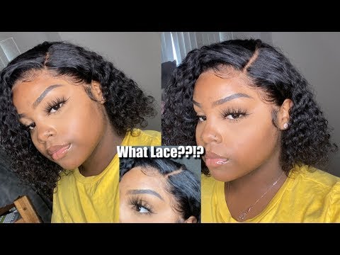 Clearance Sale!BOB 13x6 Lace Front Wig Deep Curly Brazilian Virgin Hair 10inch