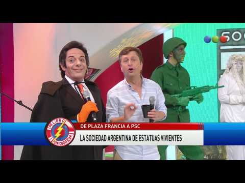 Sociedad de Estatuas Vivientes el soldado y la grecorromana - Peligro Sin Codificar