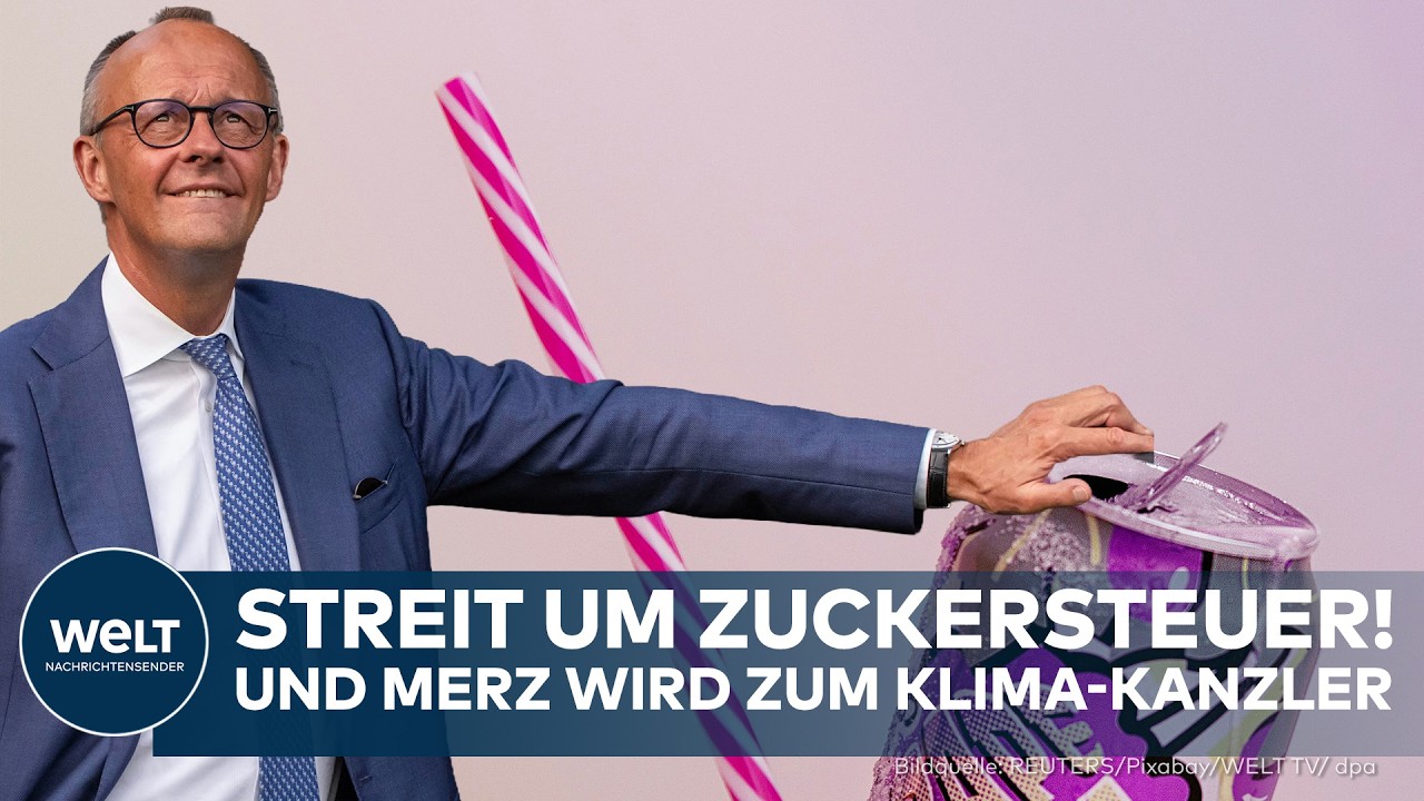 DEUTSCHLAND: Zuckersteuer sorgt für neuen Koalitions-Krach! Merz plötzlich „Klimakanzler“?