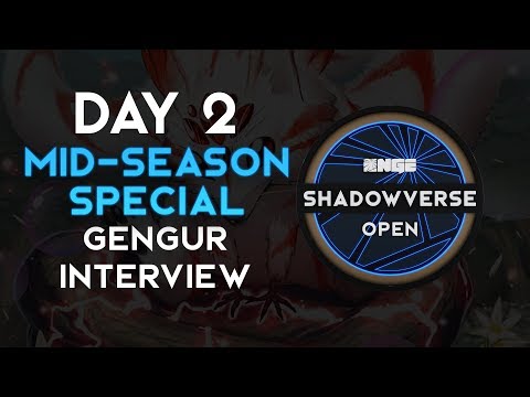 Gengur Player Interview - Mid-Season Special Day 2 - NGE Shadowverse Open Season 2