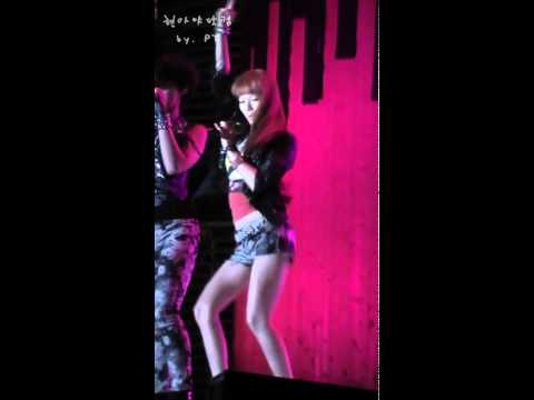 [Fancam] 091017 Hyuna - Muzik
