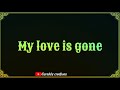 My Love Is Gone Lyrics Song Black Screen Lyrics Telugu Whatsapp Status Allu Arjun Whatsapp Status