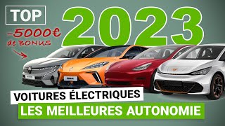 Le TOP des voitures électriques avec 5000€ de bonus et un maximum d’autonomie !