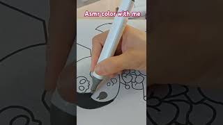 Kuromi coloring page. Asmr color with me. #art #drawing #coloring