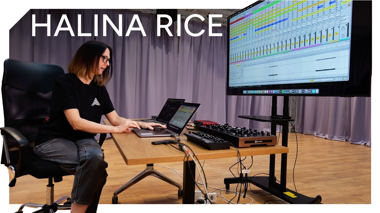 Halina Rice: Hypnosis track breakdown & immersive live setup walkthrough – In The Studio - YouTube