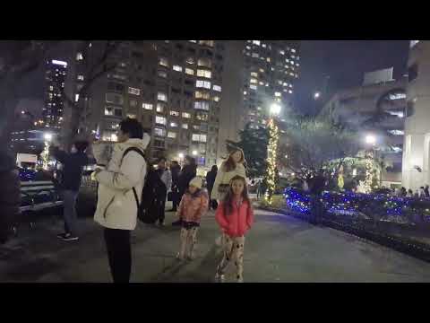 Popup Christmas event at Newport Jersey City, NJ.