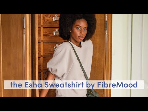 Esha Sweatshirt Sewing Pattern video