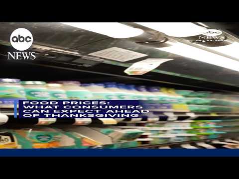 Food prices: What consumers can expect ahead of Thanksgiving
