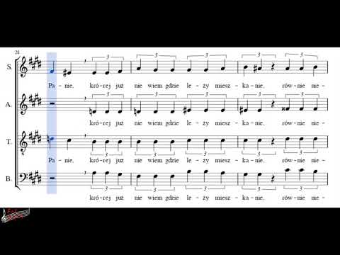 Choir/chór J. Świder -  Moja Piosenka  - Soprano + score