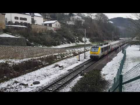 Gare de Michelau - partida IC 115 Luxemburgo - Liers (18 de dezembro de 2017 - 13h51)