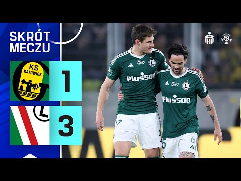 GKS Katowice - Legia | SKRÓT | 2 gole w 3 minuty i ulga Szkurina! | Ekstraklasa 2024/25 |30.kolejka