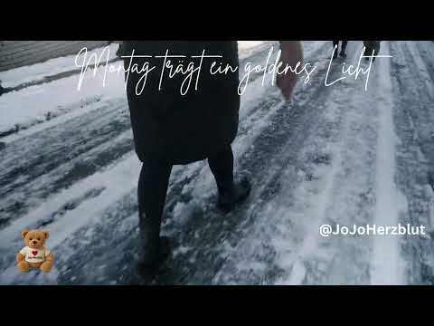 Montag trägt ein goldenes Licht