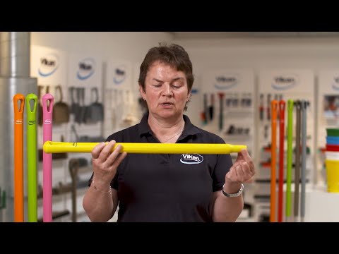 Skaft Vikan Ultrahygieniskt Blå 130cm - Youtube manufacturer video 2
