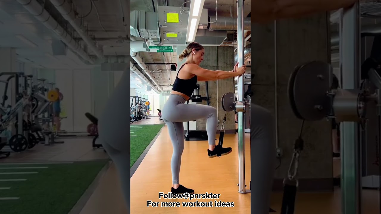 Kickbacks to target different muscles in your glutes!